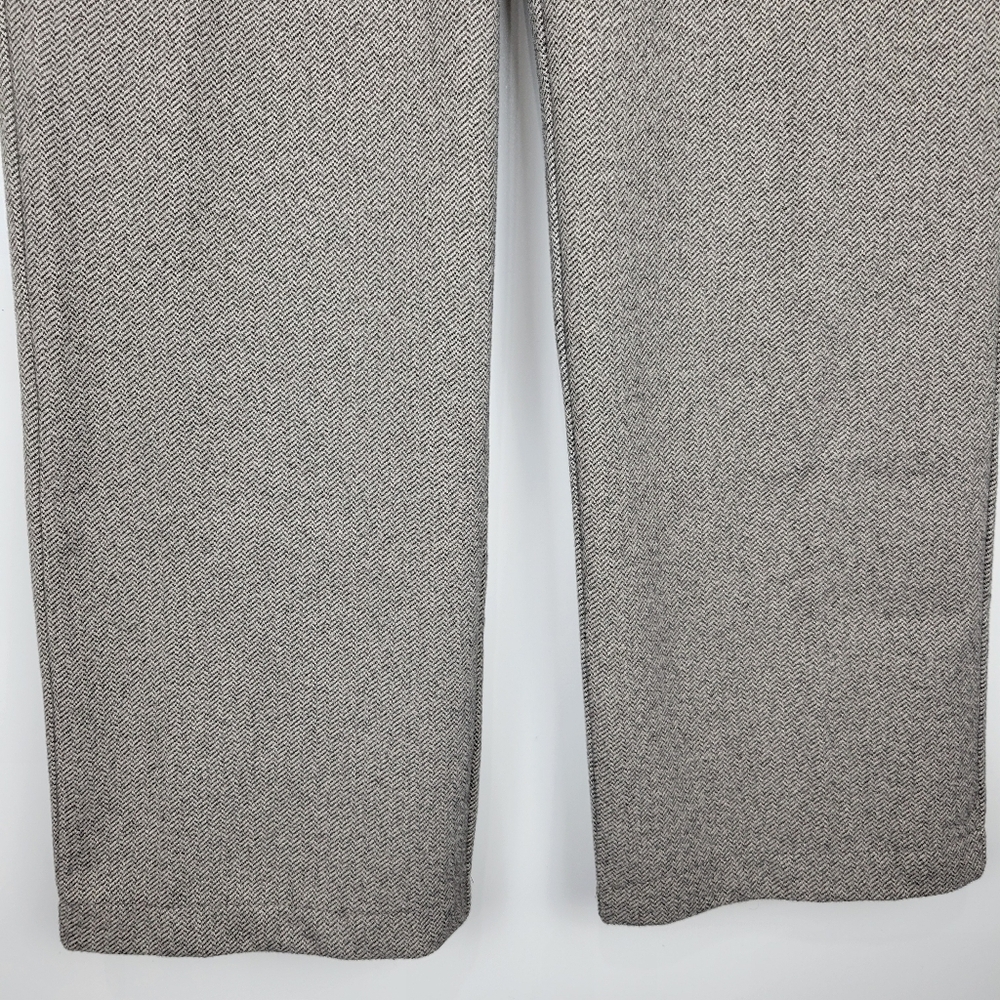 NWT Vero Moda VMPIA Straight Herringbone Pant in Light Grey Size 6 - Picture 7 of 12